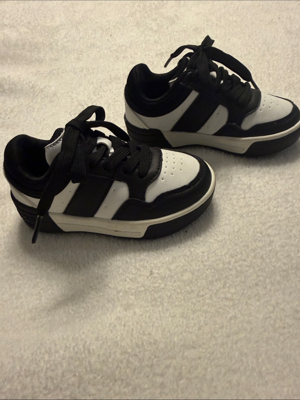 Ecko Unlimited Kids Black and White Chunky Sneakers